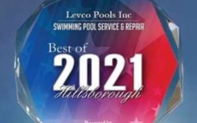 Levco Pools wins the 2021 Best of Hillsborough Award in the Swimming Pool Service & Repair category
